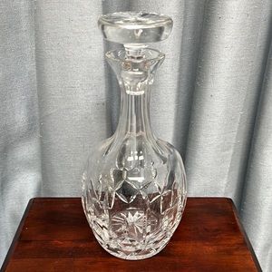 Atlantis "Suzana" Crystal Decanter & Flat Stopper